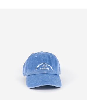 V Things Casquette VICTORIA THINGS CASQUETTE COTON DÉLAVÉ BRODERIE 9226020 - Bleu