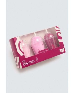 Ysabel Mora Collants & Bas Coffret Cadeau De 3 Chaussettes Smoothies - Rose