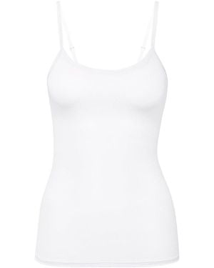 CALIDA Culottes & Slips Maillot De Corps Natural Comfort Spaghetti-Top - Blanc