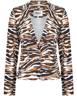 ONLY Blazer Onlpoptrash L/S Aop - Schwarz