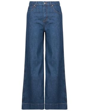 Lee Jeans Wijde Jeans Extreme Stella - Blauw