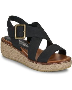 Chattawak Sandali Con Zeppa Batangas - Nero