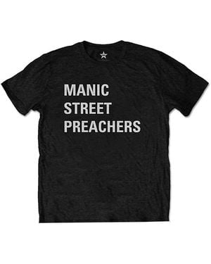 Manic Street Preachers T-shirt RO7444 - Noir