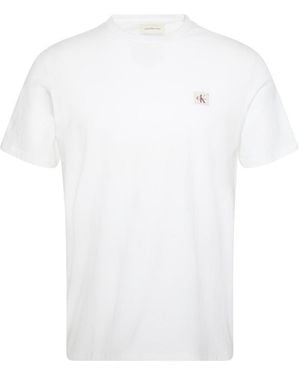 Calvin Klein T-shirt Lv04rc272g 30s Jersey Classic Tee - Blanc