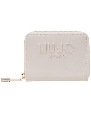 Liu Jo Portefeuille ECS M ZIP AROUND AF5156 E0087 - Blanc