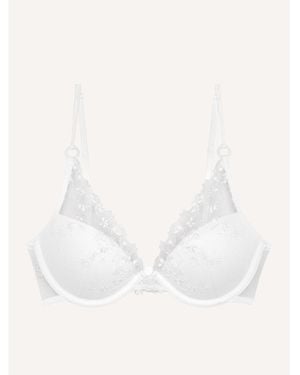 Passionata Triangles / Sans armatures Soutien-gorge push-up à armatures à coques CALYPSO - Blanc