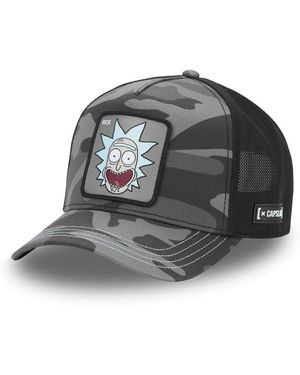 Capslab Casquette Casquette trucker Rick Morty - Noir