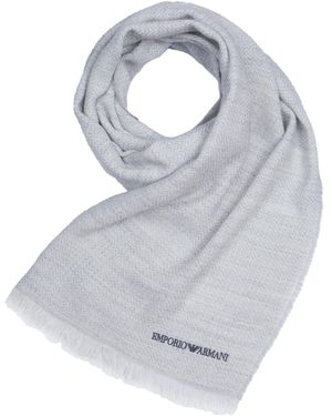 Emporio Armani Echarpe Foulard - Bleu