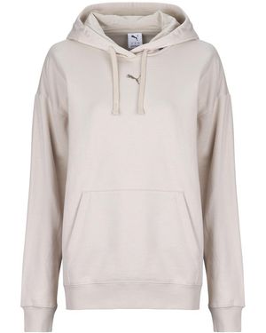 PUMA Sweaters Ess Centered Cat Logo Relaxed Hoodie Fl - Grijs