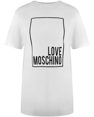 Love Moschino T-Shirt Sy4305 - Blanc
