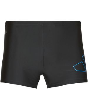 adidas Costume Bermuda Da Spiaggia Big Bars Swim Boxers - Nero