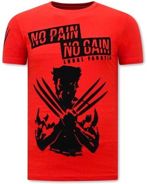 Local Fanatic T-shirt 135422629 - Rouge