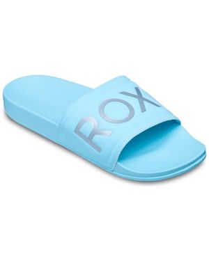 Roxy Sandales Plates Slippy Ii - Bleu