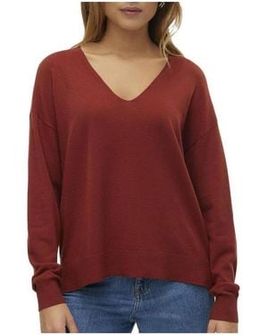 Vero Moda Pull 10311090-FIR - Rouge