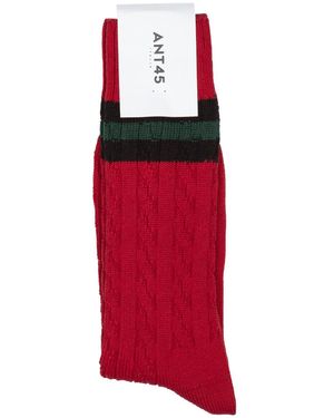 ANT45 Chaussettes U406Lk056439R - Rouge