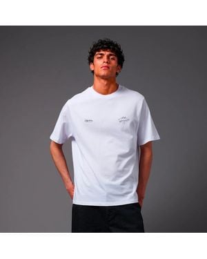 DOLLY NOIRE T-Shirt Live Is Life Tee - Blanc