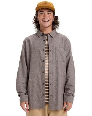 Quiksilver Chemise Motherfly Heather - Marron