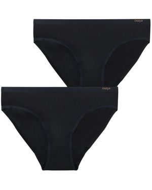 Athena Culottes & Slips Slips Absorbants, Lot De 2, Dailyz - Noir