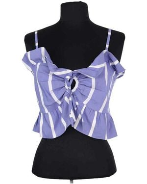 Maje Blouses Top Sans Manche - Violet