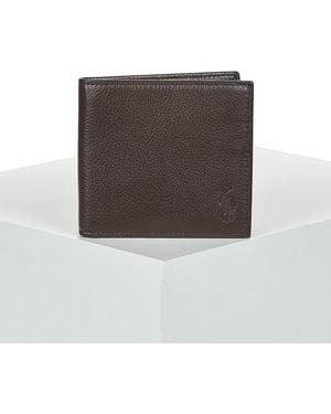 Polo Ralph Lauren EU BILL W/ C-WALLET-SMOOTH LEATHER uomini's Portafoglio - Marrone