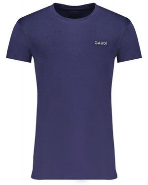 GAUDI T-Shirt T-Shirt Manches Courtes Homme Gaudì - Bleu