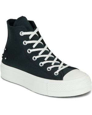 Converse Hoge Sneakers Chuck Taylor All Star Lift Platform Beads - Blauw