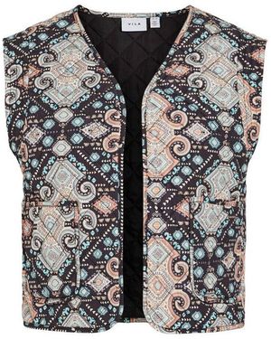 Vila Gilet Vietra Quilted - Noir