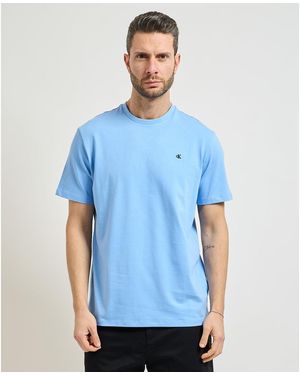 Calvin Klein T-shirt T-shirt en jersey de coton - Bleu