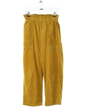 HOD Pantalon Pantalon droit en coton - Jaune