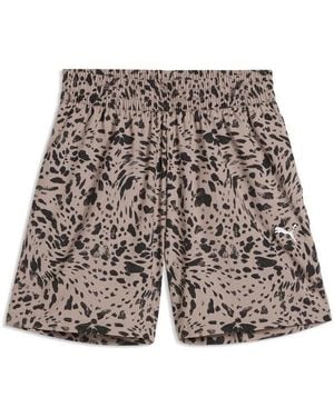 PUMA Short Ess Graphic - Gris