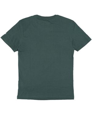 Fanatics T-shirt Maglietta Uomo Mlb Primary Logo Graphic Tee Oakath Dark Green - Vert