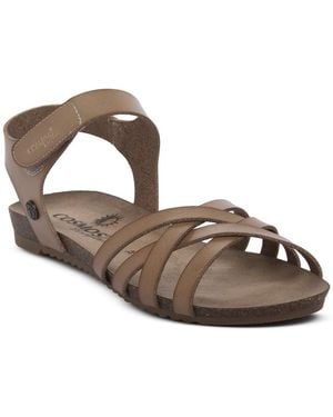 Cosmos Comfort Sandales plates TAUPE - Marron
