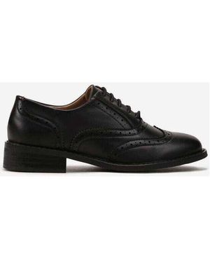 Vera Collection Ballerines Derbies Noir