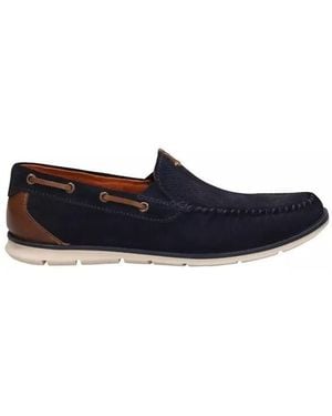Bugatti Mocassins Chaussures 321-Aru61-1400 - Bleu