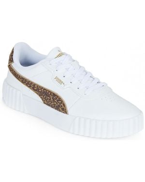 PUMA Lage Sneakers Carina 3.0 Feline - Wit