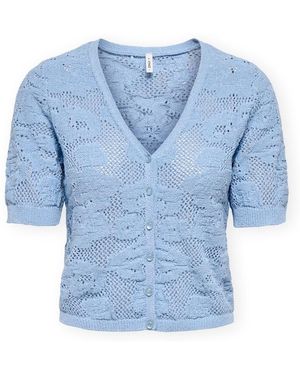 ONLY Blouses Chloe Life Cardigan - Soft Chambray - Bleu