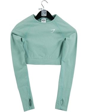 GYMSHARK T-Shirt Lange Mouw 170293 - Groen