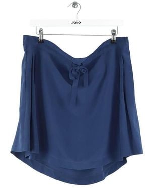 See By Chloé Jupes Mini jupe en soie bleue