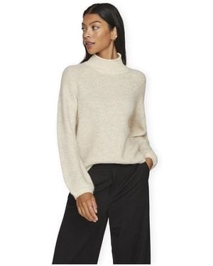 Vila Pull Noos Lory High Knit - Neutre