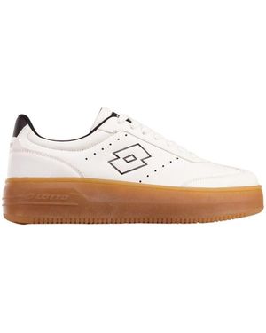 Lotto Leggenda Baskets Baskets Iskar Pf Rb W Tige En Cuir Synthétique - Blanc