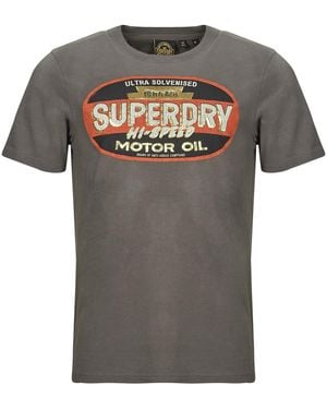 Superdry T-Shirt Gasoline - Grigio
