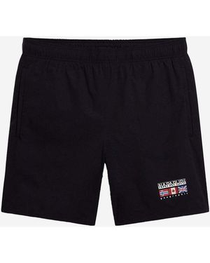 Napapijri Maillots de bain Short de bain Sahtu - noir - Bleu