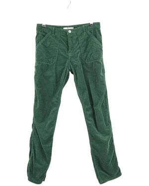 HOD Pantalon Pantalon slim en coton vert