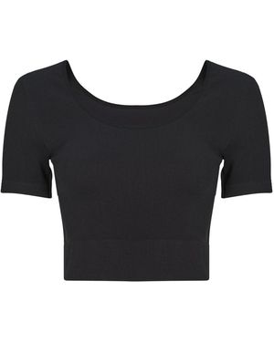 Only Play T-Shirt Onpjaia Life Ss 2-Way Crop - Nero