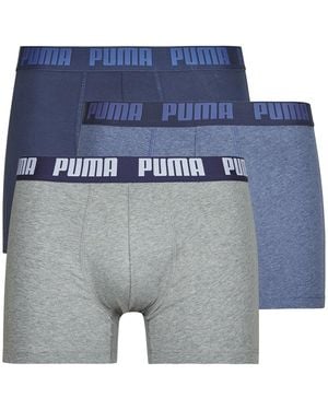 PUMA Boxers BASIC X6 - Bleu