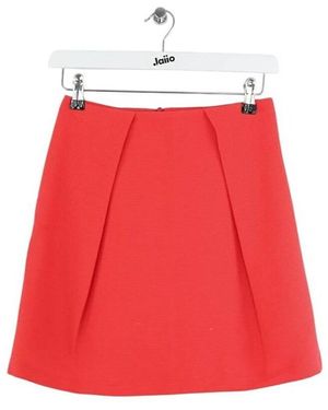 Paul & Joe Jupes Mini jupe en coton rose - Rouge