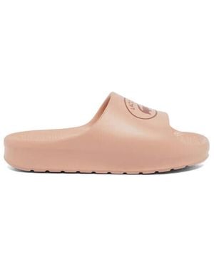 Lacoste Baskets Claquettes Serve Slide 2.0 – Rose clair – Desi