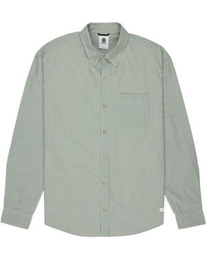 Element Chemise Button Down Regular Poplin - Vert