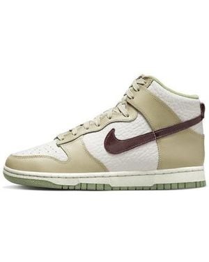 Nike Baskets montantes Dunk High White Tan - Métallisé