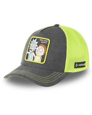 Capslab Casquette Casquette trucker prenium Look - Vert